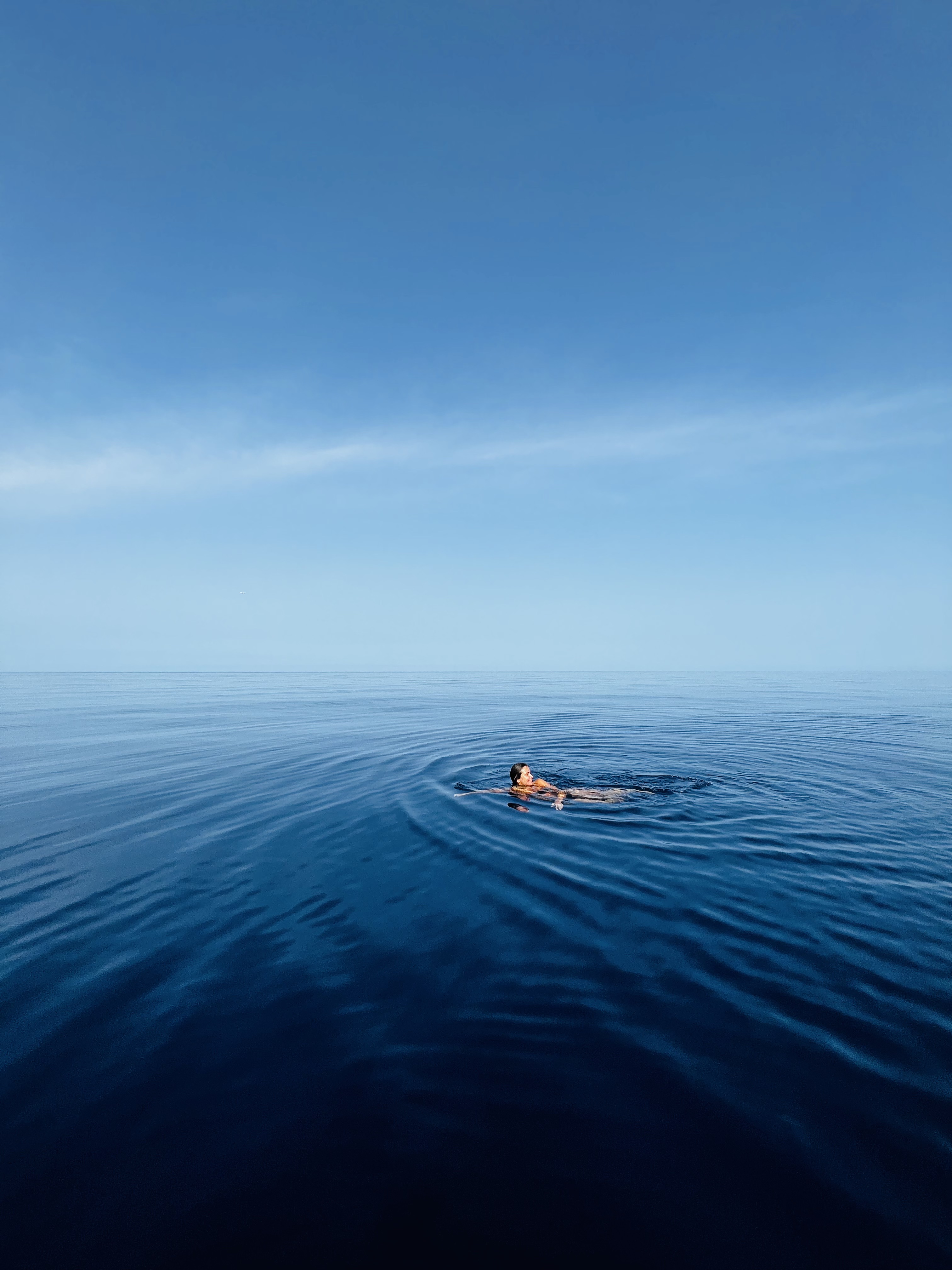 Into the deep blue ocean
